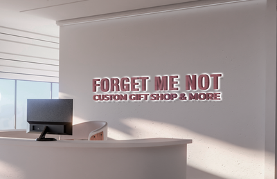 3D Metal Backlit Sign For Shera lynch
