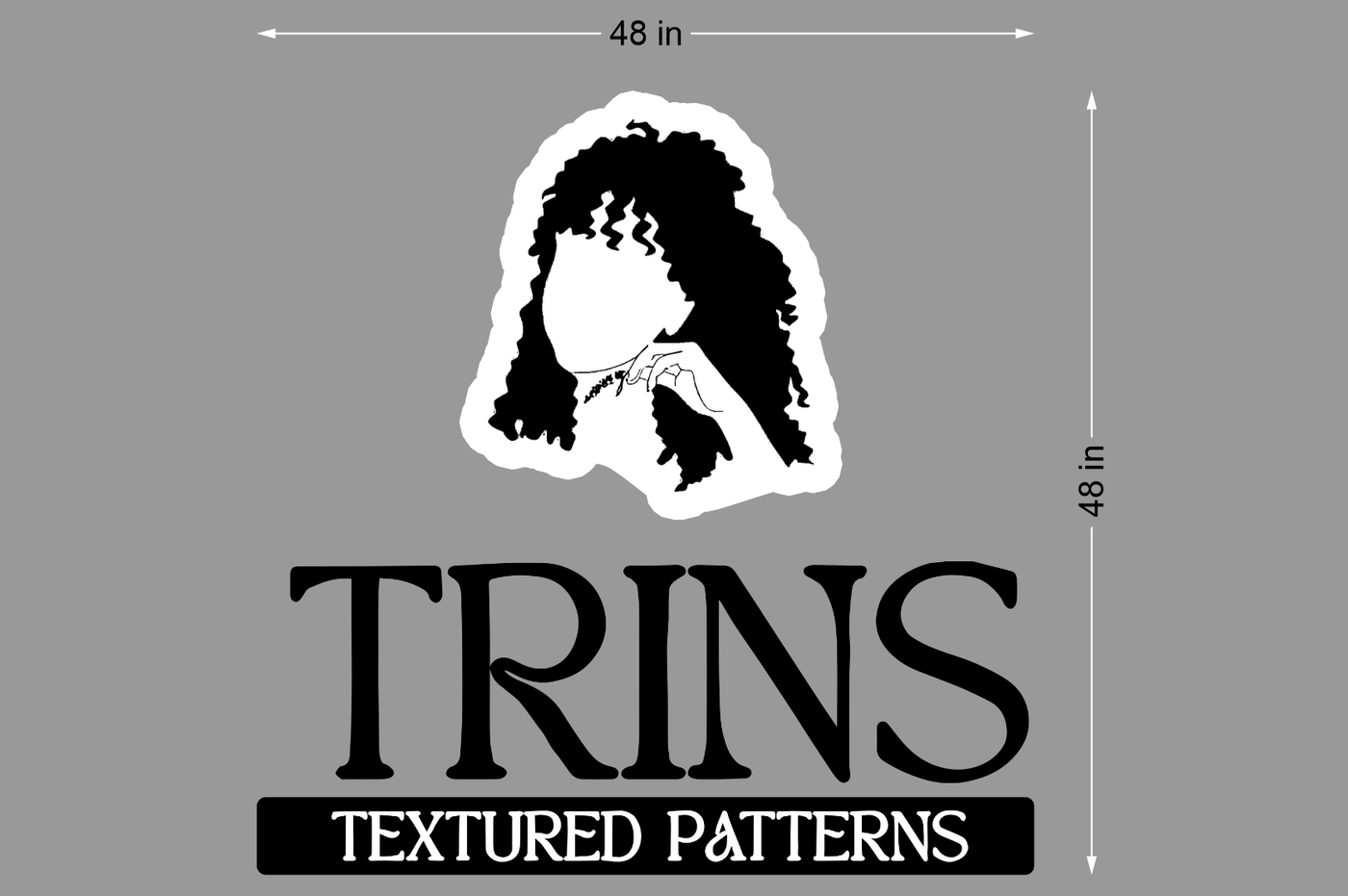 3d metal backlit for Trinity