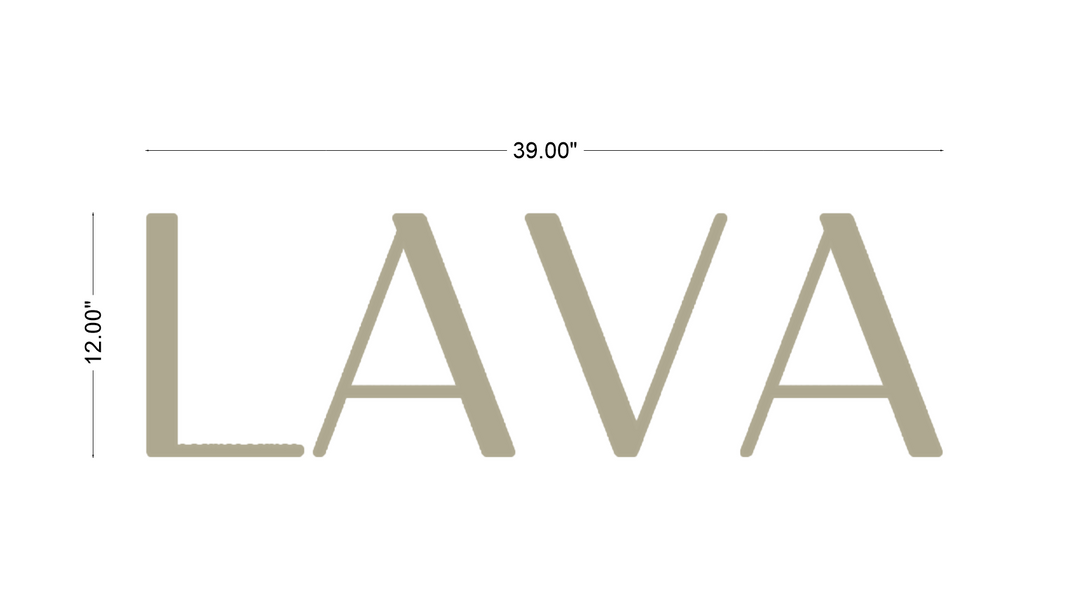 5mm metal letters for Monica Fernandez