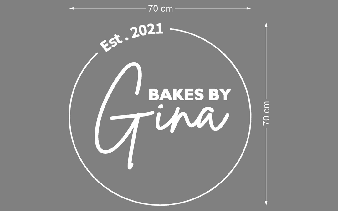 Business signage for Georgina Goulding