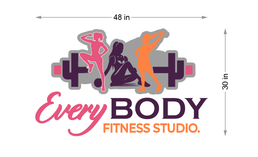 Business signage for Ilkania Acosta