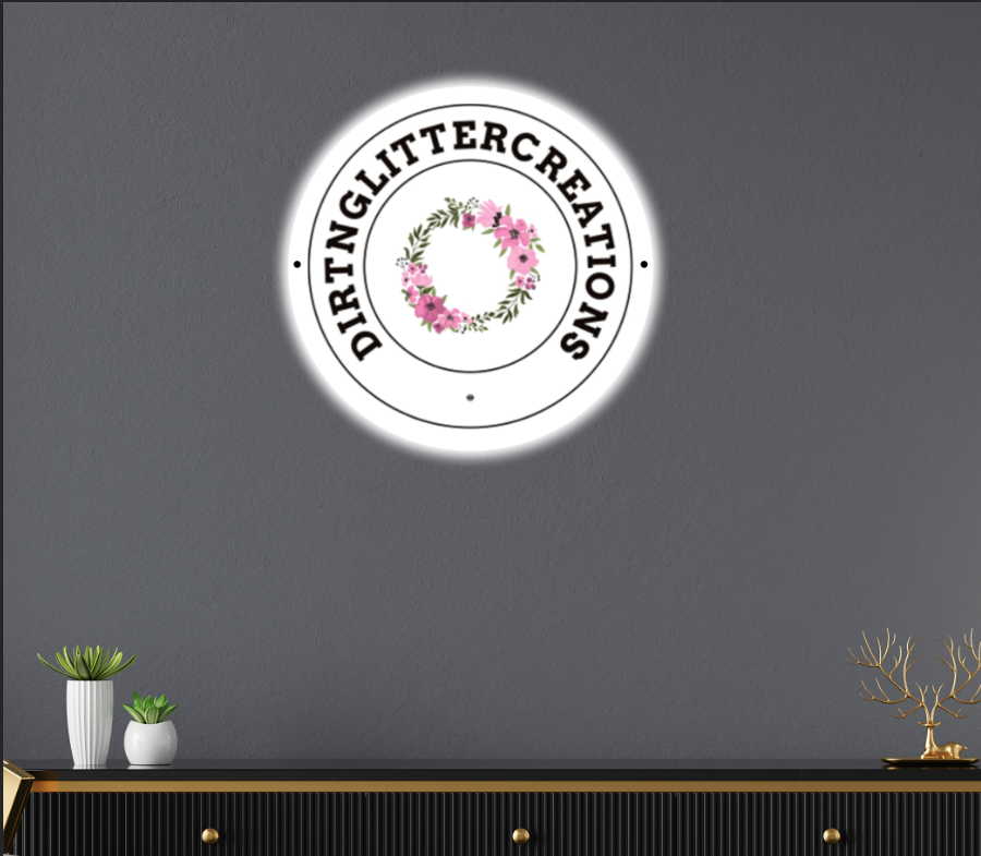 Acrylic Backlit Sign For Heather Griffin