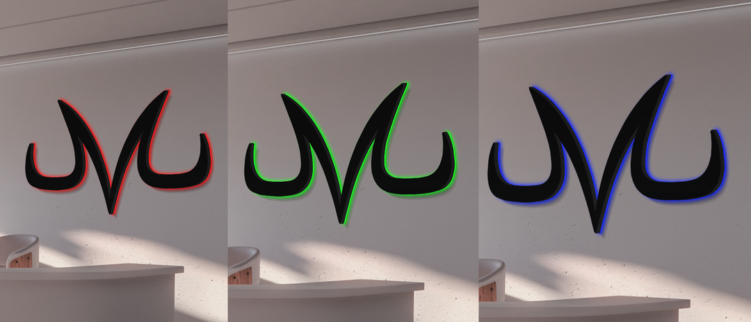 3d metal backlit for Salem