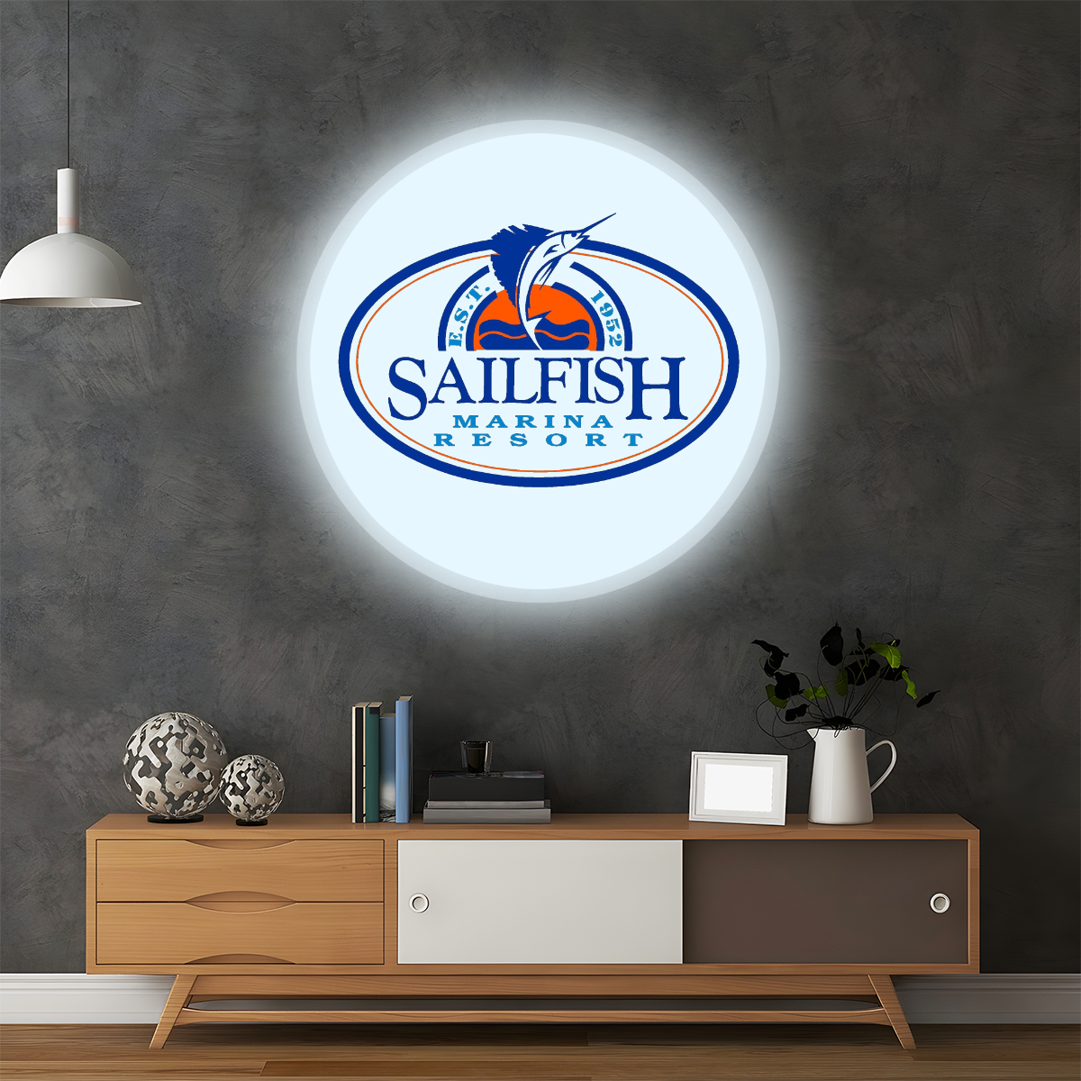 Users custom sign 12" Cool white 32 44749722812703