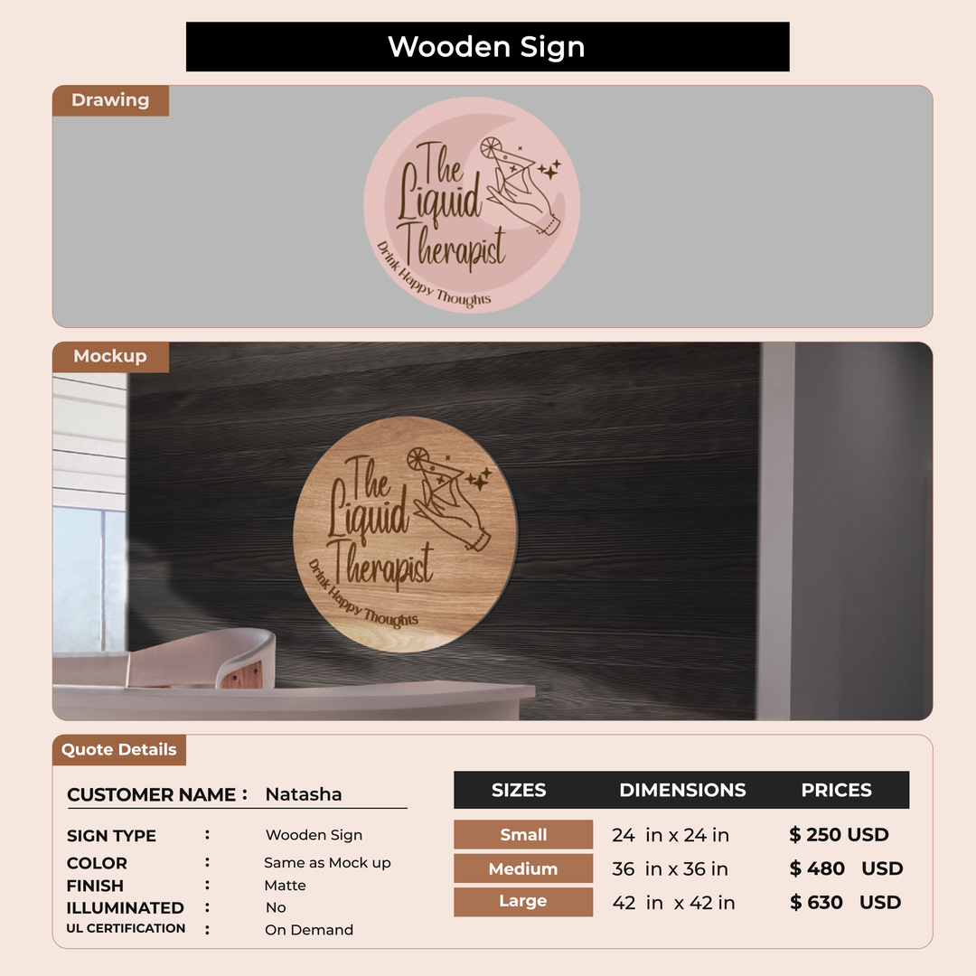 Custom Signs For Natasha