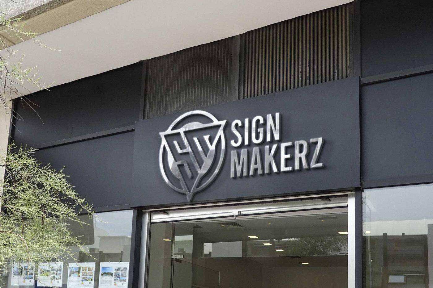 3D Metal Sign